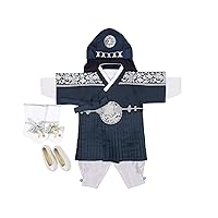 Korean Hanbok Boy Baby Traditional Clothing Set 1Age First Birthday Party Celebration Dol Dark Green