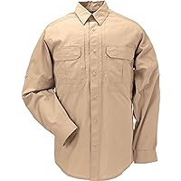 5.11 Tactical Men's Taclite Professional Long-Sleeve Button-Up Work Shirt, Teflon Treated, Style 72175