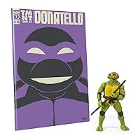 The Loyal Subjects Teenage Mutant Ninja Turtles Best of Donatello 100-Page Comic Book & Donatello BST AXN 5-inch Action Figure Set