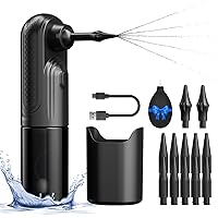 Ear Wax Removal - Electric Ear Irrigation Cleaning Kit - Water Powered Ear Cleaner with 4 Pressure Modes - Safe and Effective Ear Cleaning Tool - 12 Ear Tips, Water Resistan