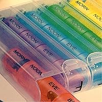 Pill Case | Portable Pop-up Pill Organizer | Weekly Color-Coded pods | Spring-Loaded Action | 28 Compartments | Large Vitamins Pills Organizer Great for Travel or Everyday Use Pill Case | Portable Pop-up Pill Organizer | Weekly Color-Coded pods | Spring-Loaded Action | 28 Compartments | Large Vitamins Pills Organizer Great for Travel or Everyday Use