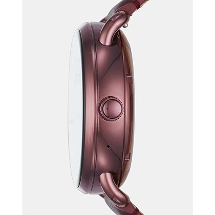 Fossil Q Wander Gen 2 Wine Leather Touchscreen Smartwatch FTW2113
