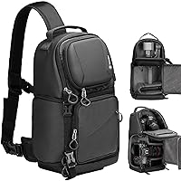 TARION Camera Sling Bag DSLR Sling Pack Backpack Camera Bag Backpack Photography Slingpack Crossbody Bag TRS