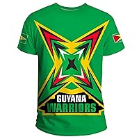 Men's Animal Graphic Tees, Cool Novelty Funny T Shirts for Men - Guyana National Day