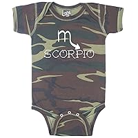 Scorpio Zodiac Sign Funny Baby Boy Bodysuit Infant