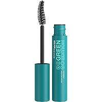 Green Edition Mega Mousse Mascara Makeup, Smooth Buildable and Lightweight Volume, Formulated with Shea Butter, Blackest Black, 1 Count