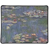 Water Lilies by Claude Monet Large Gaming Mouse Pad - 12.5