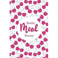 Weekly Meal Planner: 52 Weeks of Food Planner Notebook Diary Journal Log Book with Grocery List – Menu Planning Sheets - Track and Plan Your Breakfast ... Men Women Parents Grandfather Grandmother