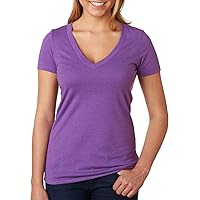 Next Level Ladies CVC Deep V-Neck Tee