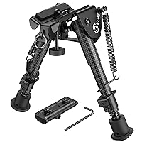 CVLIFE 6-9 Inches Bipod with Adapter for M-Rail