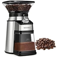Secura Conical Burr Coffee Grinder Electric Coffee Bean Grinder with 17 Precise Grind Settings Automatic 2-12 Cups Coffee Grinder for Espresso French Press Coffee