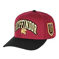 Harry Potter Embroidered House Crest Animal Adjustable Snapback Hat Cap - 4