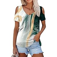 Women's Casual V-Neck Short Sleeve Shirt Solid Color Strapless Tank Top Women's T-Shirt Women's Clothing 2024