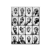 Generic Edie Sedgwick Poster Edie Sedgwick Black And White Portrait Art Poster (6) Canvas Painting Posters And Prints Wall Art Pictures for Living Room Bedroom Decor 8x10inch(20x26cm) Unframe-style