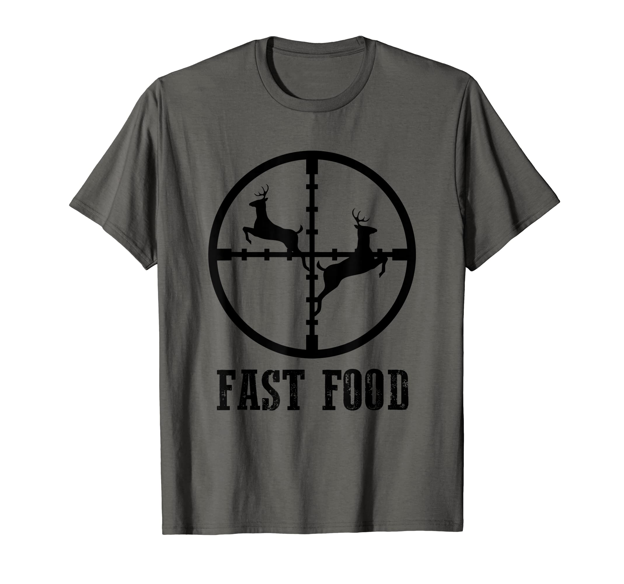 Deer Hunting Funny Hunter Fast Food Gift T-shirt Tee