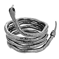Bendable Snake Bracelet for Women Adjustable Punk Snake Choker - Flexible Multi-Purpose Medusa Necklace Hollween Jewelry