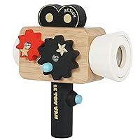Le Toy Van - Educational Wooden Toy Hollywood Film Camera | Kids Pretend Role Play Toy - Suitable For 3 Years + (TV334) Medium