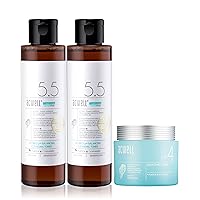 ACWELL Licorice pH Balancing Korean Toner for Cleansing & ACWELL Aqua Clinity Cream Bundle