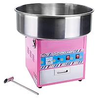 Winco CCM-28 Cotton Candy Machine, 120 Cones/Hour, Pink