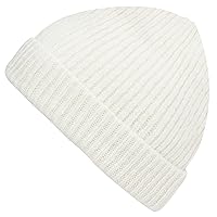 Rib Knit Women and Men's Beanie, Soft and Warm Cuff Winter Beanie Hat