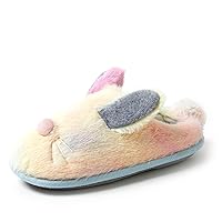 Dearfoams Easter Basket Stuffers Gifts for Kids Family Matching Fuzzy Bunny Slippers