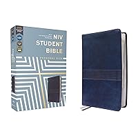 NIV, Student Bible, Personal Size, Leathersoft, Navy, Comfort Print NIV, Student Bible, Personal Size, Leathersoft, Navy, Comfort Print Imitation Leather