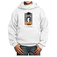 Low Energy 25 Percent Youth Hoodie Pullover Sweatshirt