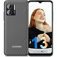 DOOGEE N50 Mobile Phone, Android 13 Smartphone SIM Free Phones Unlocked, Max 15GB RAM, 128GB/1TB Extension ROM, Octa-Core, 50MP+8MP, 6.52