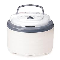 FD-75A Snackmaster Pro Food Dehydrator, For Snacks, Fruit, Beef Jerky, Gray