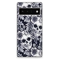 PadPadStore Goth Phone Case Compatible with Google Pixel 6 Pro Clear Flexible Silicone Aesthetic Shockproof Cover