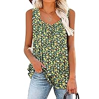 Womens Tank Tops and Short Sleeve Floral Summer Tops
