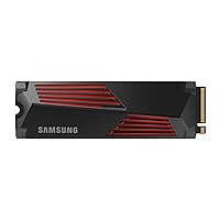 SAMSUNG 990 PRO w/ Heatsink SSD 1TB PCIe 4.0 M.2 Internal Solid State Hard Drive, Fastest Speed for Gaming, Heat Control, Direct Storage and Memory Expansion, Compatible Playstation5, MZ-V9P1T0CW