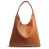 Hobo Bags for Women Soft Vegan Leather Shoulder Handbag Slouchy Tote Purses