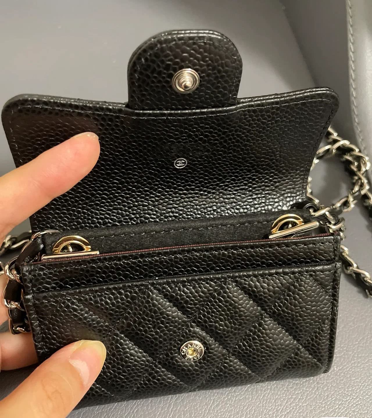 Mua YESIKIMI Conversion Kit Cowhide leather Chain+Insert Compatible With Chanel  Flap Card Holder Gift For Her trên  Mỹ chính hãng 2023