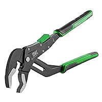 SK 12-Inch Quick Adjust Groove Joint Pliers, Water Pump Pliers, Premium CR-V Construction, SureGrip V-Jaw Design with Comfortable Grips