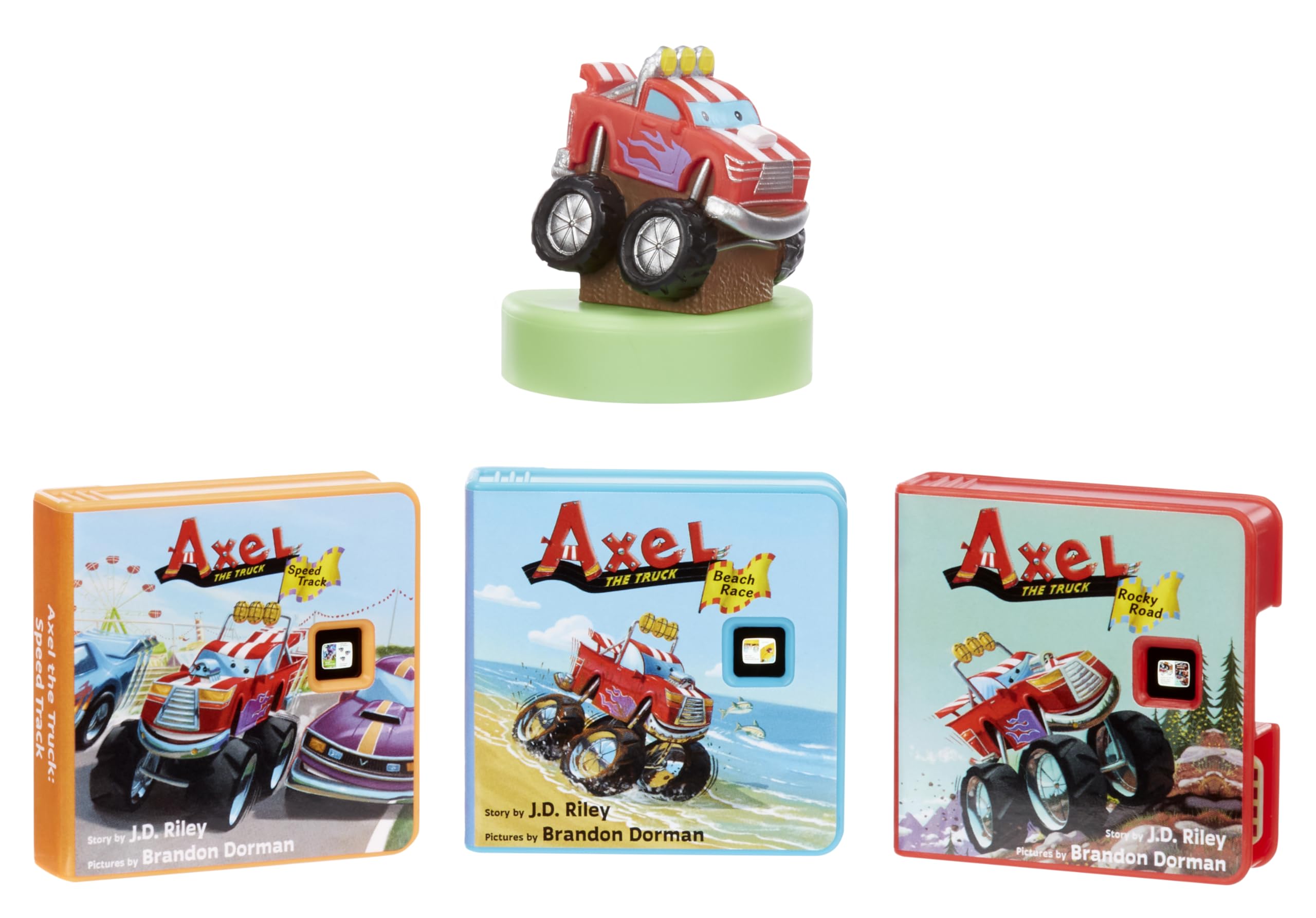 Little Tikes Story Dream Machine Axel The Truck Story Collection, Storytime, Books, HarperCollins, Audio Play Character, Gift and Toy for Ages 3+ Years