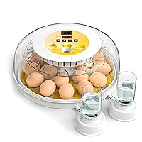 Egg Incubators,18-32 Eggs Incubator for Hatching Eggs with Auto Turn Eggs & Egg Candler and Auto Water Adding for Farm Hatching Chicken Quail Ducks
