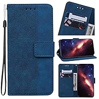 Phone Cover Wallet Folio Case for XIAOMI REDMI Note 10 PRO MAX, Premium PU Leather Slim Fit Cover, Horizontal Viewing Stand, Lanyard, Easy Installation, Blue