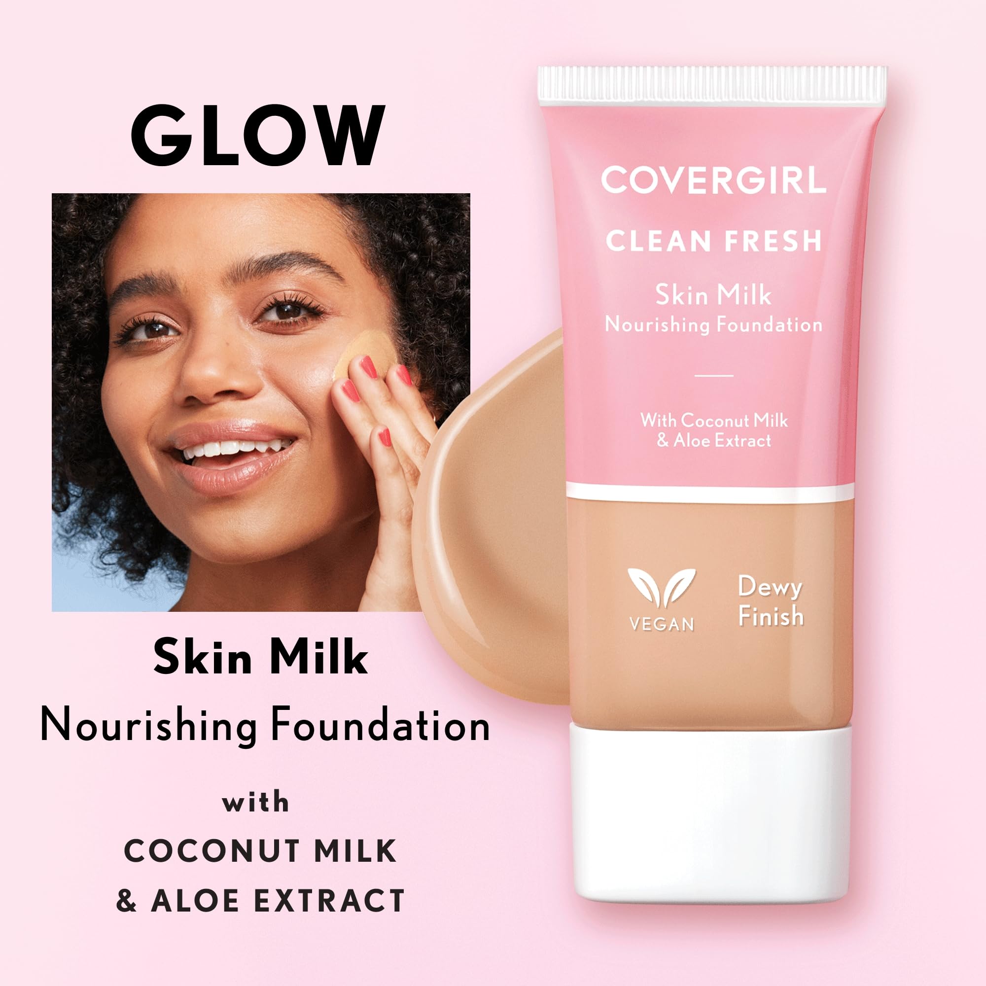 COVERGIRL Clean Fresh Skin Milk Foundation, Fair, 1 Fl Oz (Pack of 1)