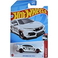 Hot Wheels 2018 Honda Civic Type R, HW Rescue 4/10 [White] 215/250