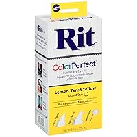 Rit Dye Color Perfect 8oz, Lemon Twist Yellow 8 Fl Oz