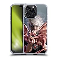 Head Case Designs Officially Licensed Anne Stokes Dragonkin Dragon Friendship Soft Gel Case Compatible with Apple iPhone 15 Pro Max and Compatible with MagSafe Accessories