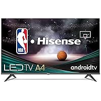 Hisense A4 Series 32-Inch Class HD Smart Android TV with DTS Virtual X, Game & Sports Modes, Chromecast Built-in, Alexa Compatibility (32A4H, 2022 New Model) ,Black