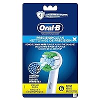 Oral-B PrecisionCleanX X-Filament Replacement Brush Heads, 6 Count