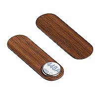 Family Pack Wooden Swivel Webcam Cover | Thin Swivel Laptop Cam Blocker, Black, 1.5” x 0.5” and 1.5mm Thick | Thin Cam Blocker for Computer, Tablet, Mac, Dell, Lenovo, HP | Walnut