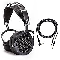 HIFIMAN SUNDARA Hi-Fi Headphone with 3.5mm Connectors, Planar Magnetic, Comfortable Fit with Updated Earpads-Black, 2020 Version