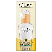 Face Moisturizer by Olay, Complete All Day Moisturizer with Broad Spectrum SPF 30 - Sensitive, 2.5 Fl Oz
