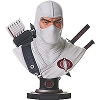 Diamond Select Toys G.I. Joe: Storm Shadow Legends in 3-Dimensions 1:2 Scale Bust, Multicolor