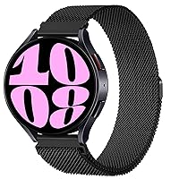 20mm Quick Release Watch Band for Samsung Galaxy Watch 6/5/4/3 Band 40mm 44mm 41mm 47mm 43mm 46mm 42mm,Milanese Bands Magnetic Mesh Metal Strap for Amazfit Bip U Pro/GTS/Galaxy watch Active 2