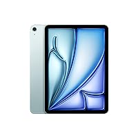 Apple iPad Air 11-inch (M2): Liquid Retina Display, 128GB, Landscape 12MP Front Camera/12MP Back Camera, Wi-Fi 6E + 5G Cellular with eSIM, Touch ID, All-Day Battery Life — Blue